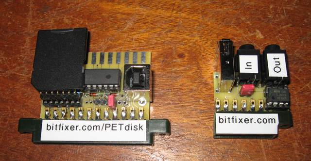 PetDisk IEEE and Casstte boards