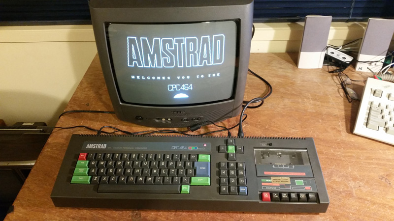 Amstrad CPC 464 in mono