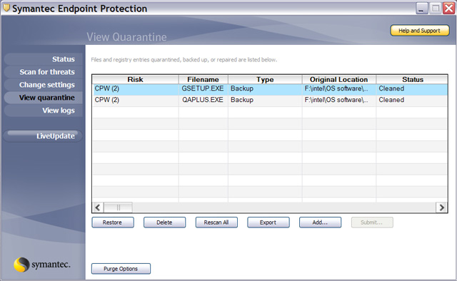 Quarantined Virus