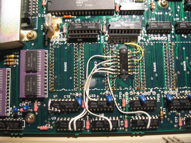 NEC 8201a RAM expansion - internal