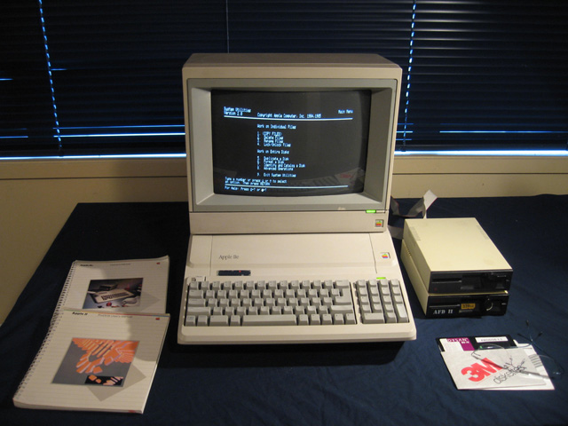 Apple iie Platinum vertical centering off
