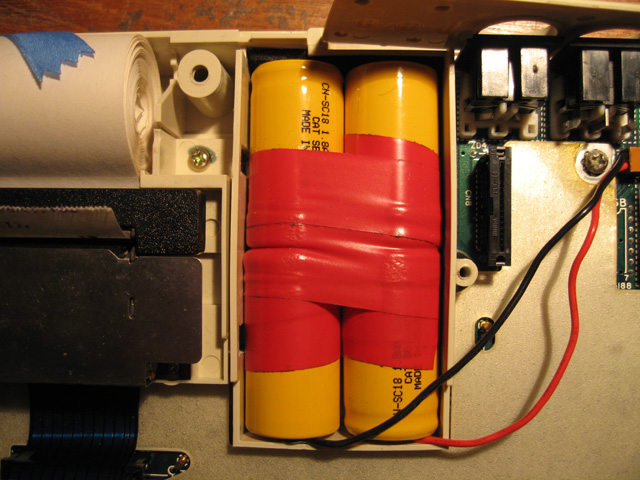 Sub-C NiCAD batteries as a replacement battery pack for Epson HX-20