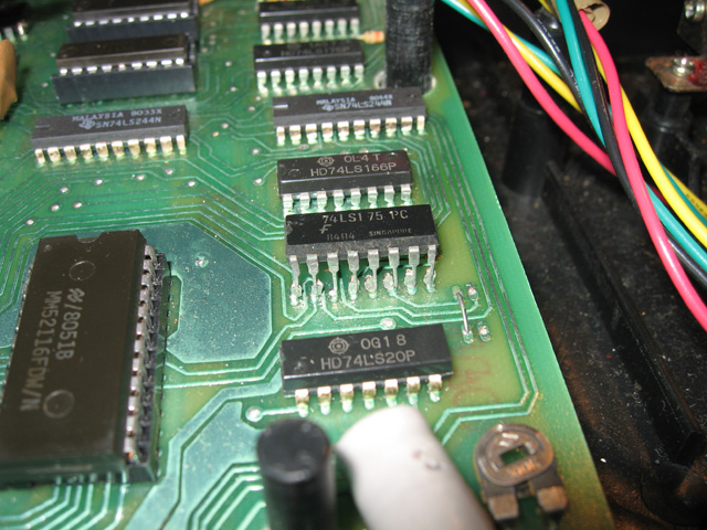 Piggy-backed chip