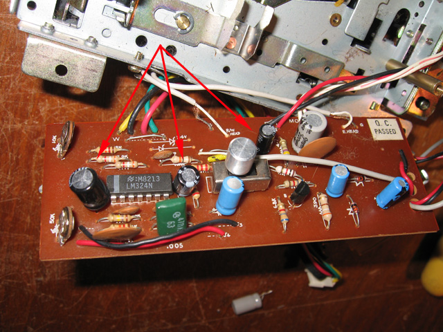 System 80 cassette caps replaced