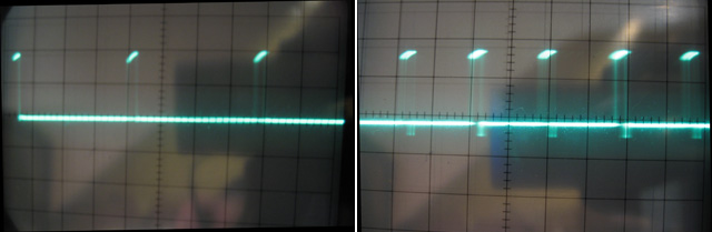 Signals on the FD Data Pin