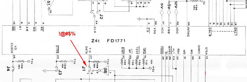 J1 in the schematic