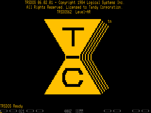 David Keil's emulator running TRSDOS 6.2