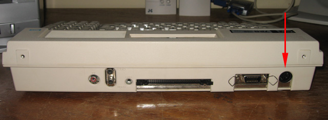 Spectravideo 728 rear