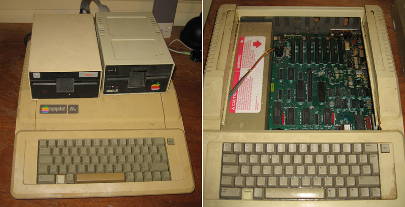 Sad looking Apple IIe