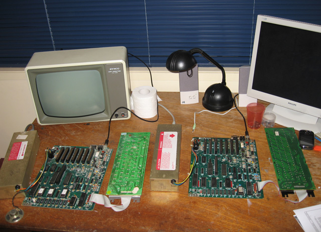 Testing the boards