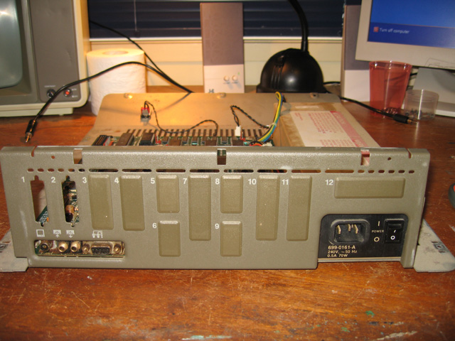 Apple IIe rear