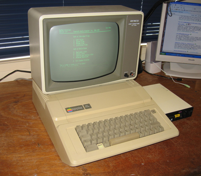 Apple iie (enhanced) running ProDos