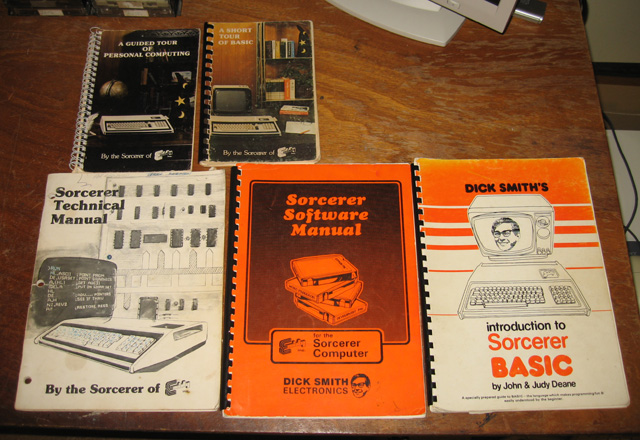 Exidy Sorcerer Manuals