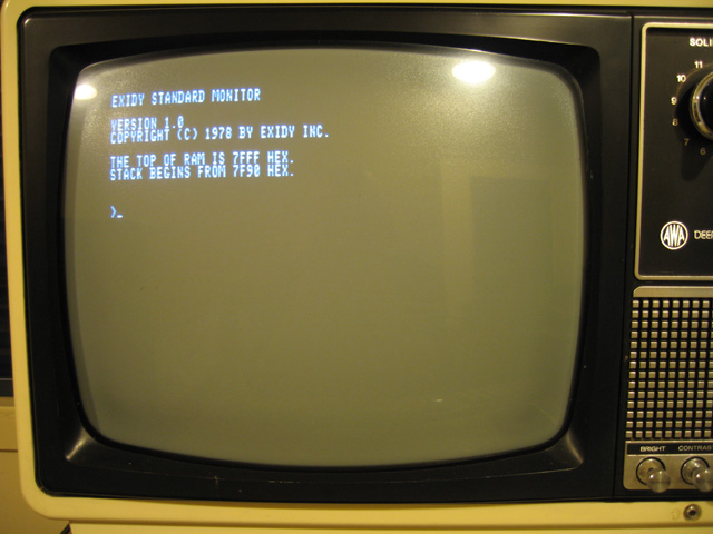 Exidy Sorcerer monitor program