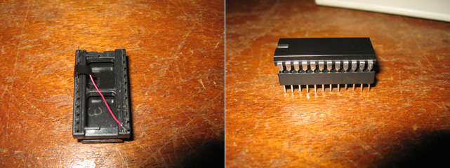 Eprom adaptor for reading