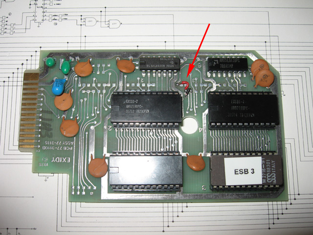 Rewired BASIC ROM-PAC with EPROM