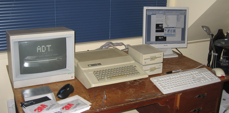 Apple IIe and ADTPro transfer