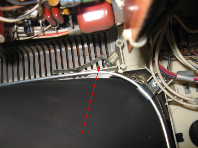 Loose Bracket inside the case
