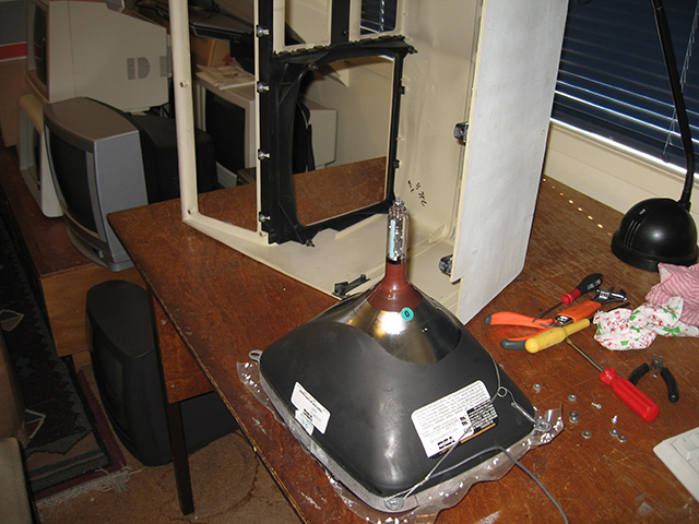 New Model 4 tube about to be mounted