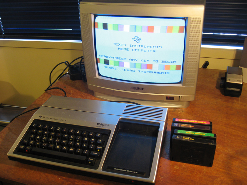 TI-99/4a working