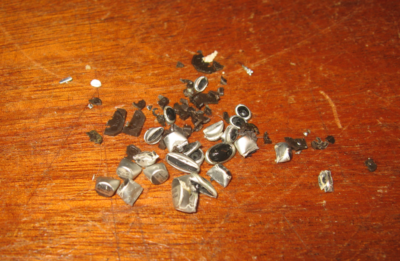 Removed cap refuse
