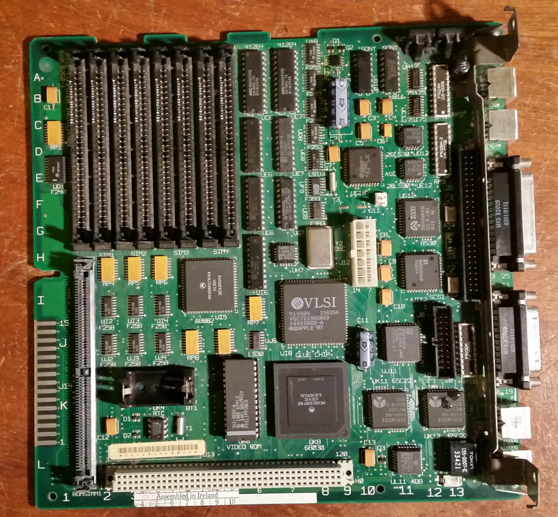 Mac Se/30 capacitors replaced