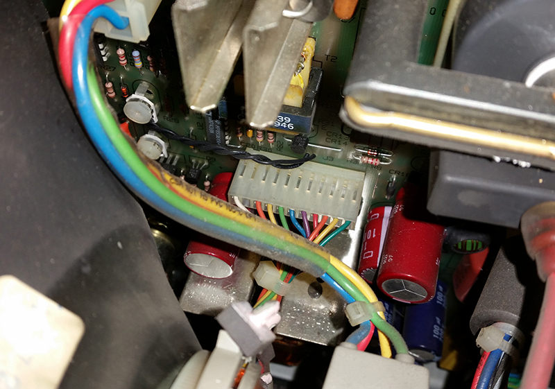 Mac Plus analog board connectors