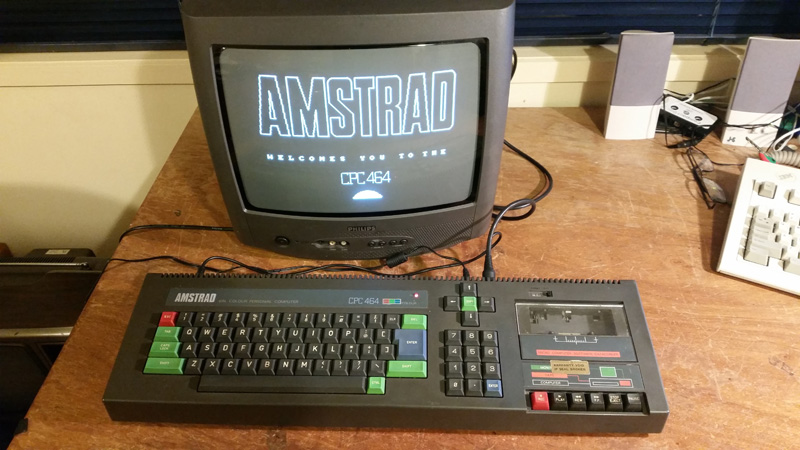 Amstrad CPC 464 in mono