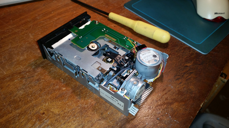 Amstrad external disk drive head
