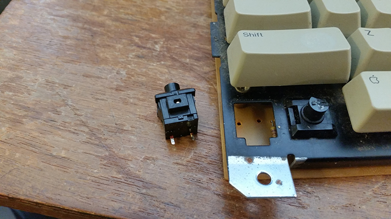 Key mechanism removed