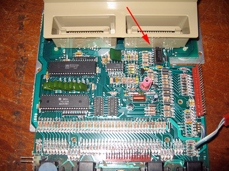 Atari 800 mainboard