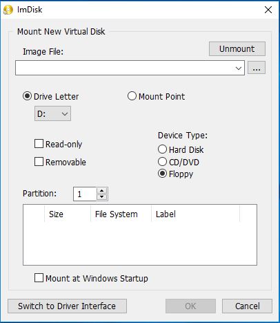 virtual floppy disk emulator virtual floppy disk emulator