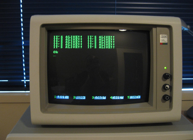 IBM PC monitor Working again!