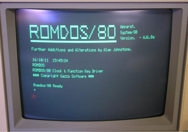 ROMDOS boot